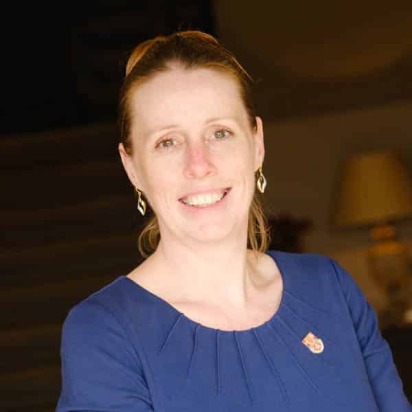 Portrait of a smiling member of the Douneside House team