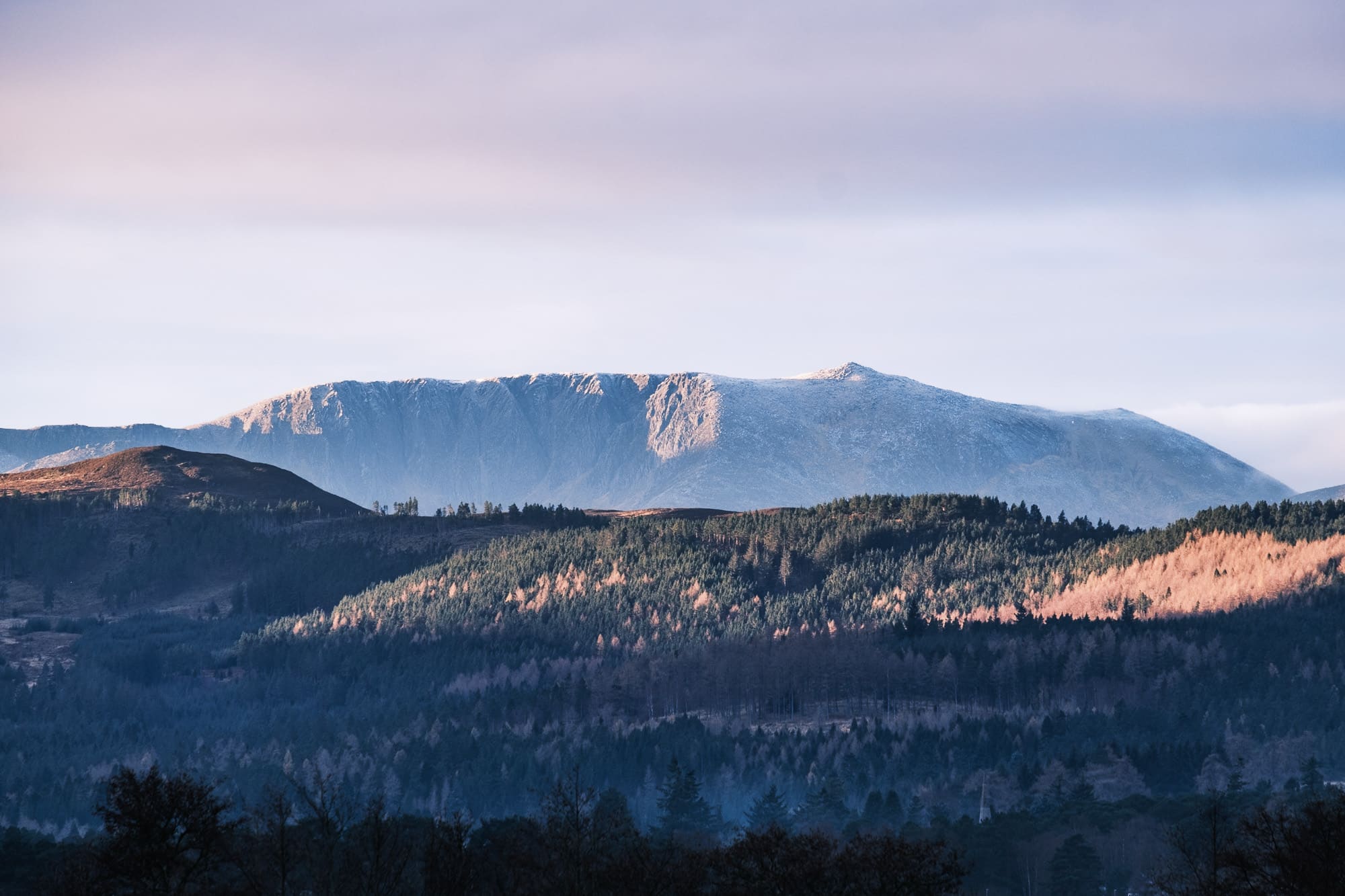 Lochnagar View of Lochnagar taken over Ballater
