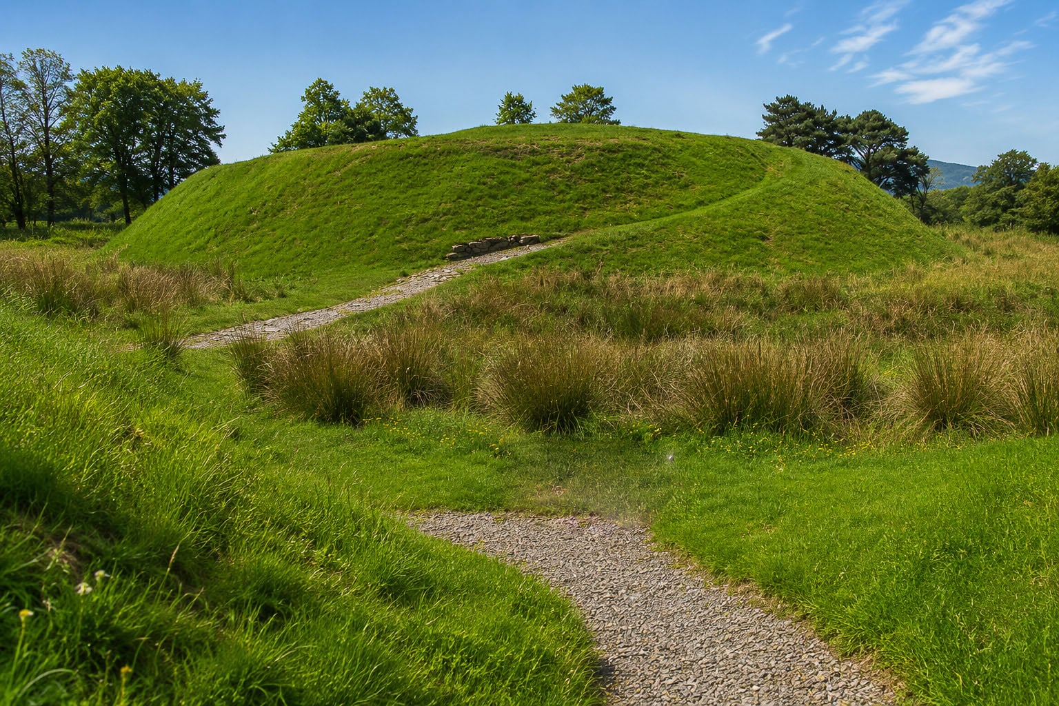 Peel Ring of Lumphanan, a medieval earthwork near Banchory in Royal Deeside, Aberdeenshire