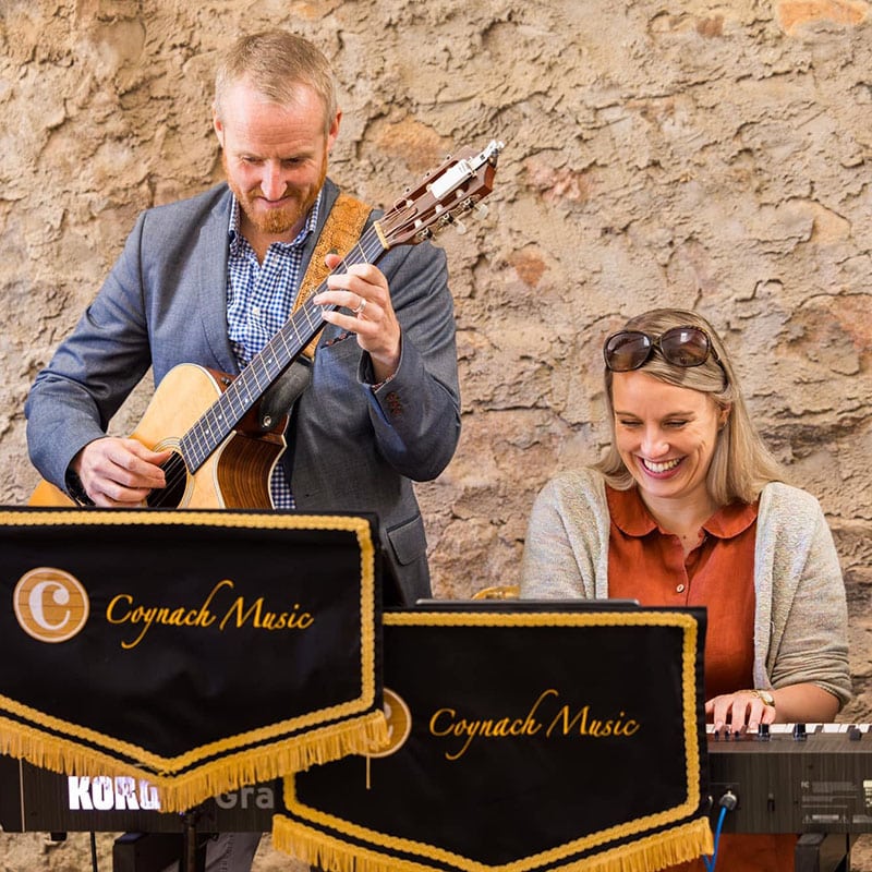 Husband and wife team Coynach music